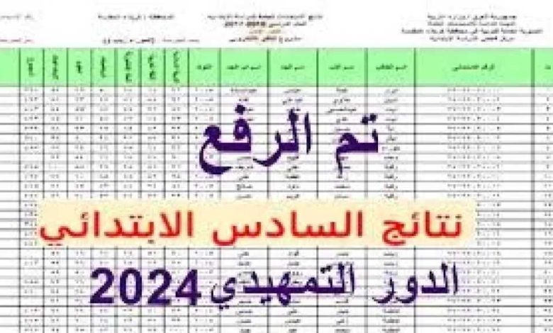 نزلت الآن.. نتائج الصف السادس الابتدائي 2026 في العراق بالاسم والرقم الامتحاني عبر المواقع الرسمية 1 نزلت الآن.. نتائج الصف السادس الابتدائي 2026 في العراق بالاسم والرقم الامتحاني عبر المواقع الرسمية