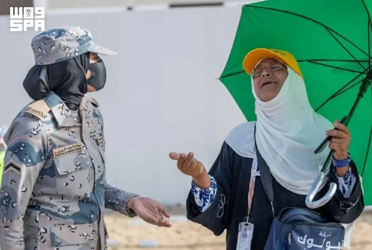منسوبات حرس الحدود يشاركن في المشاعر المقدسة - أخبار السعودية