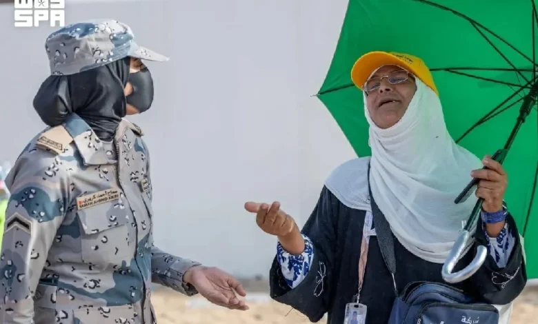 منسوبات حرس الحدود يشاركن في المشاعر المقدسة - أخبار السعودية