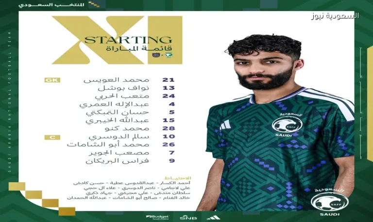 القنوات الناقلة لمباراة السعودية ضد الإكوادور وديًا في الظهور الأول للمدرب دونيس قبل مونديال 2026